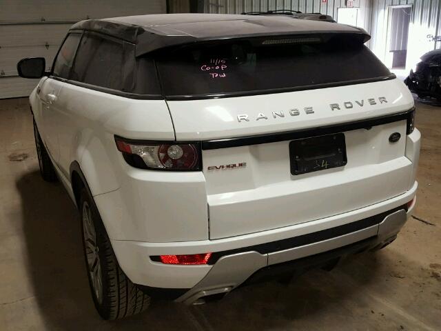 SALVT1BG9DH706669 - 2013 LAND ROVER RANGE ROVE WHITE photo 3