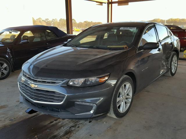 1G1ZE5ST7GF251854 - 2016 CHEVROLET MALIBU LT GRAY photo 2