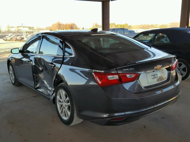1G1ZE5ST7GF251854 - 2016 CHEVROLET MALIBU LT GRAY photo 3