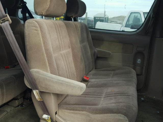 4T3ZF19CX1U345378 - 2001 TOYOTA SIENNA CE TAN photo 6