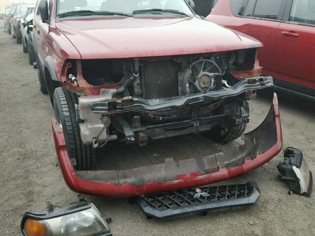 JA4MT21H83J600184 - 2003 MITSUBISHI MONTERO SP RED photo 9