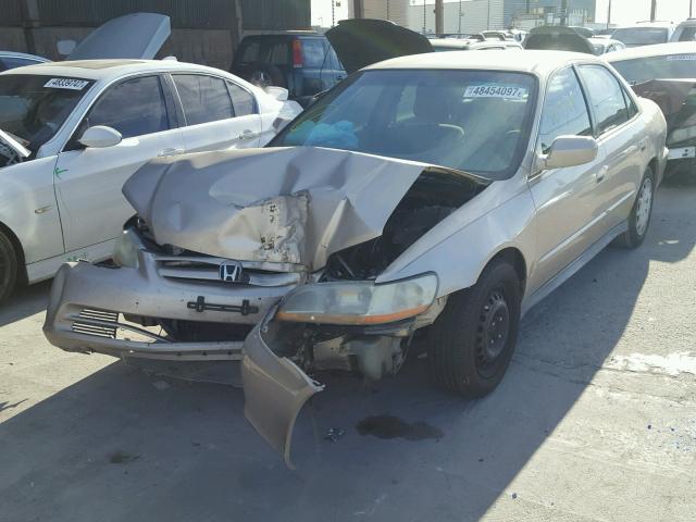 3HGCG66502G703046 - 2002 HONDA ACCORD LX GOLD photo 2