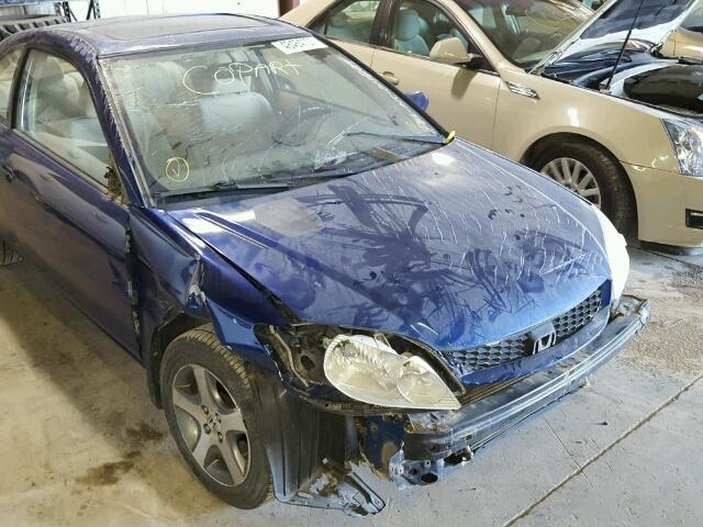 1HGEM22984L014283 - 2004 HONDA CIVIC EX BLUE photo 9