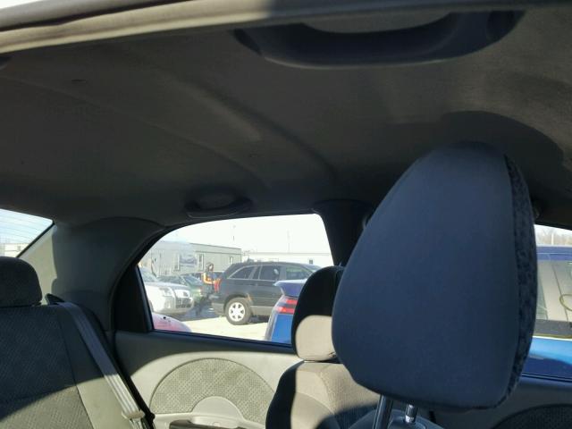 KL1TD52665B482766 - 2005 CHEVROLET AVEO BASE WHITE photo 9