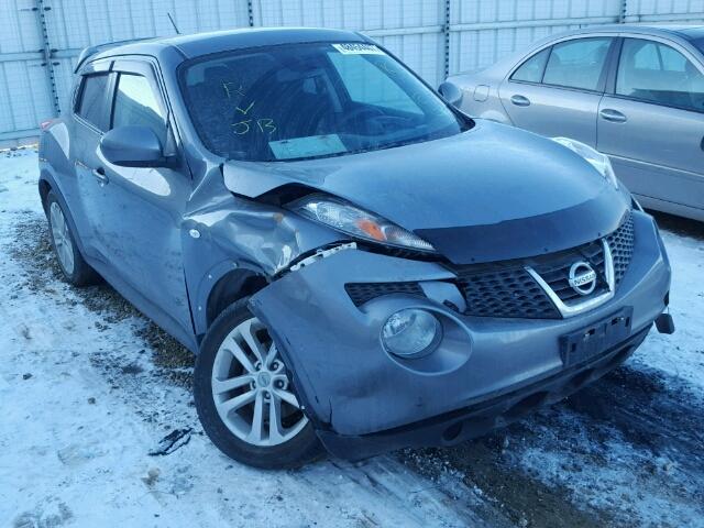 JN8AF5MV7ET361743 - 2014 NISSAN JUKE S GRAY photo 1