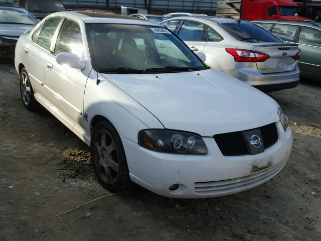 3N1AB51D84L732773 - 2004 NISSAN SENTRA SE- WHITE photo 1