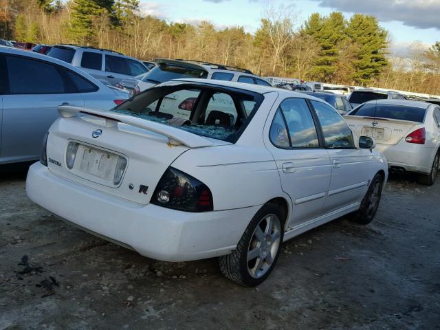 3N1AB51D84L732773 - 2004 NISSAN SENTRA SE- WHITE photo 4