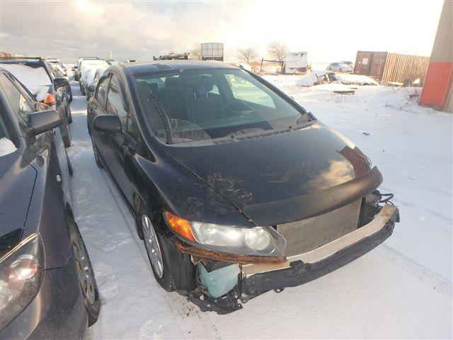 2HGFA15208H021236 - 2008 HONDA CIVIC DX BLACK photo 1