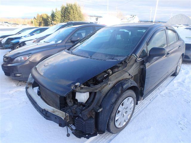 2HGFA15208H021236 - 2008 HONDA CIVIC DX BLACK photo 2