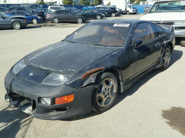 JN1RZ24A4LX004918 - 1990 NISSAN 300ZX BLACK photo 2