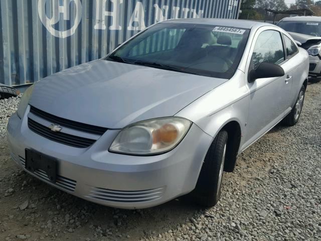 1G1AK15FX77170250 - 2007 CHEVROLET COBALT LS SILVER photo 2