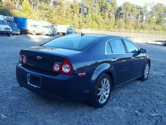 1G1ZE5E16BF365430 - 2011 CHEVROLET MALIBU LTZ 蓝色 照片 4