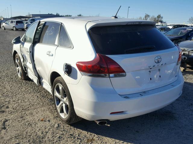 4T3ZK3BBXFU072748 - 2015 TOYOTA VENZA LE WHITE photo 3