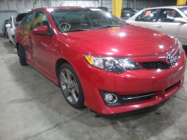 4T1BF1FK3CU633333 - 2012 TOYOTA CAMRY BASE RED photo 1