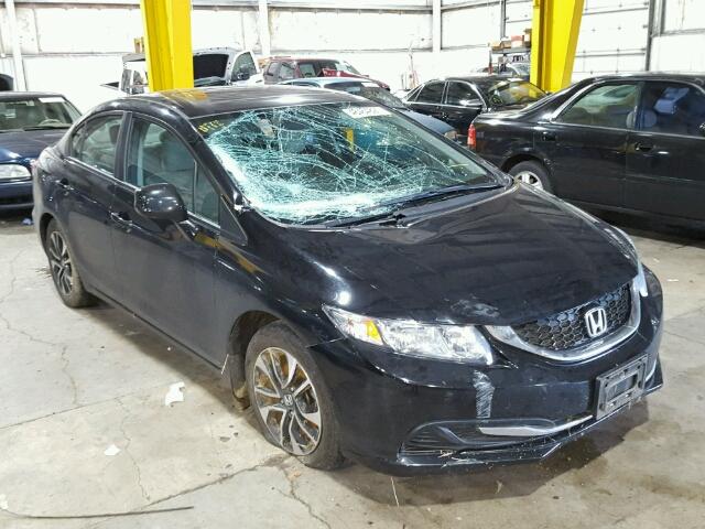 19XFB2F83DE212420 - 2013 HONDA CIVIC EX 黑色 照片 1