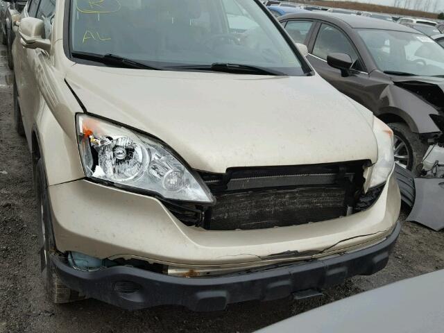 5J6RE48737L804023 - 2007 HONDA CR-V EXL BEIGE photo 9