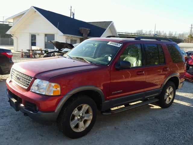 1FMZU73K74ZA93856 - 2004 FORD EXPLORER X RED photo 2