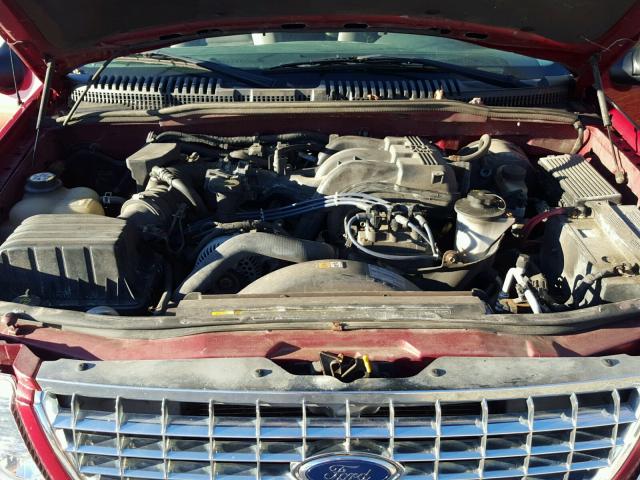 1FMZU73K74ZA93856 - 2004 FORD EXPLORER X RED photo 7