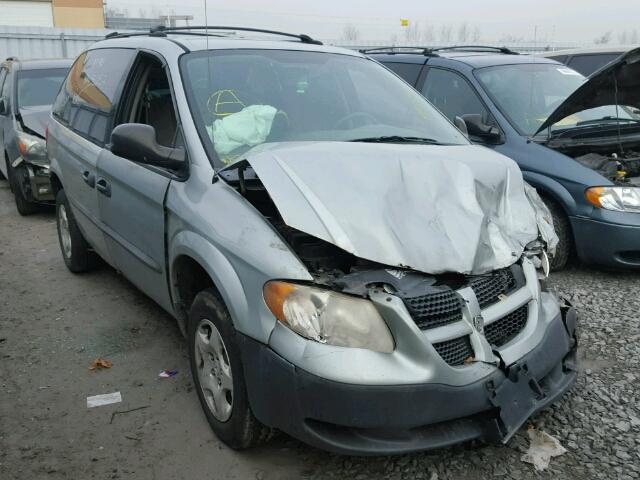 1D4GP25RX3B175509 - 2003 DODGE CARAVAN SE SILVER photo 1