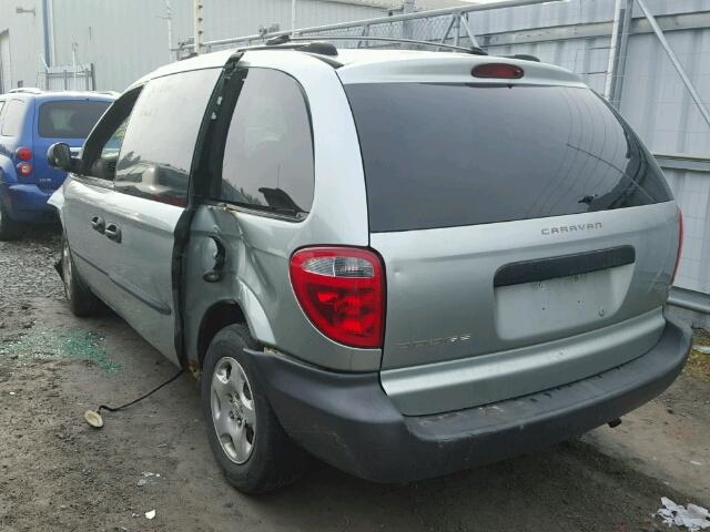 1D4GP25RX3B175509 - 2003 DODGE CARAVAN SE SILVER photo 3