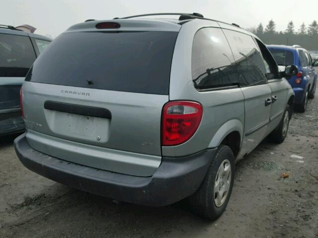 1D4GP25RX3B175509 - 2003 DODGE CARAVAN SE SILVER photo 4