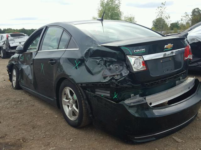 1G1PC5SB9E7190325 - 2014 CHEVROLET CRUZE LT GREEN photo 3