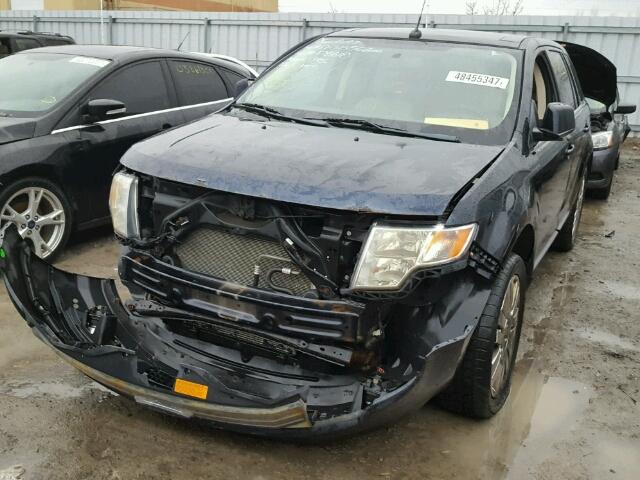 2FMDK49C18BB00811 - 2008 FORD EDGE LIMIT BLUE photo 2