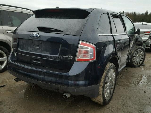 2FMDK49C18BB00811 - 2008 FORD EDGE LIMIT BLUE photo 4