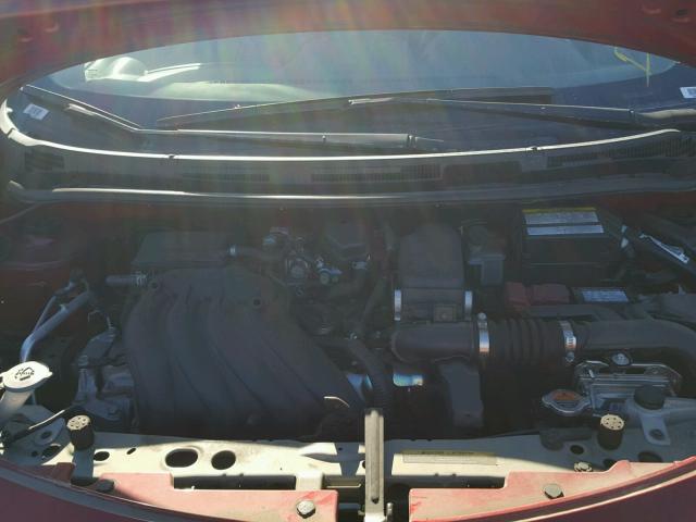3N1CE2CP4GL392208 - 2016 NISSAN VERSA NOTE RED photo 7