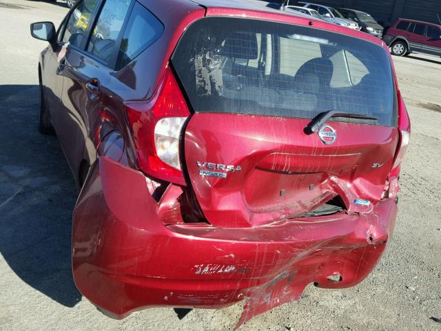 3N1CE2CP4GL392208 - 2016 NISSAN VERSA NOTE RED photo 9