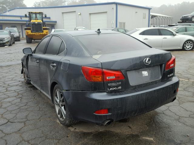 JTHBK262X82070627 - 2008 LEXUS IS 250 GRAY photo 3