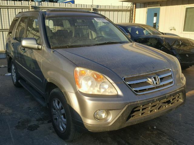 SHSRD78975U328458 - 2005 HONDA CR-V SE BLUE photo 1