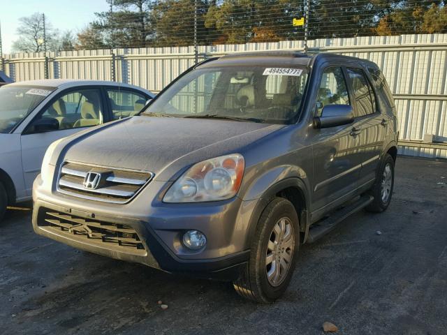 SHSRD78975U328458 - 2005 HONDA CR-V SE BLUE photo 2