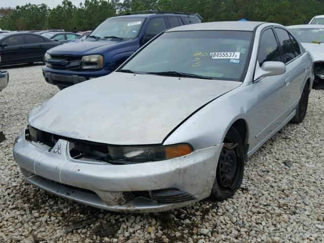 4A3AA46G72E144404 - 2002 MITSUBISHI GALANT ES SILVER photo 2