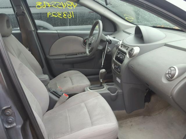 1G8AJ52F45Z131848 - 2005 SATURN ION LEVEL GRAY photo 5