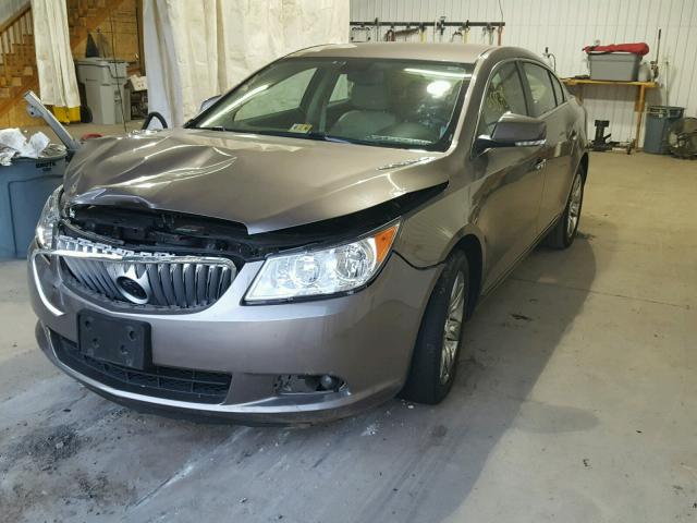 1G4GE5GV2AF319571 - 2010 BUICK LACROSSE C BROWN photo 2