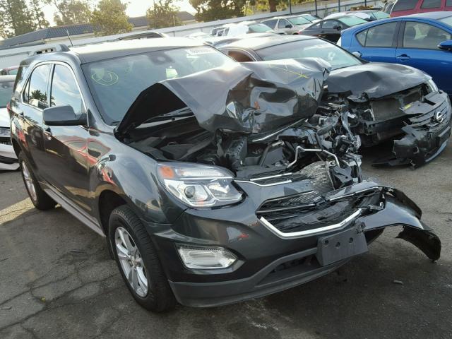 2GNFLFE3XH6135116 - 2017 CHEVROLET EQUINOX LT GRAY photo 1