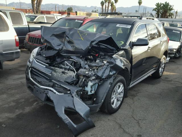 2GNFLFE3XH6135116 - 2017 CHEVROLET EQUINOX LT GRAY photo 2