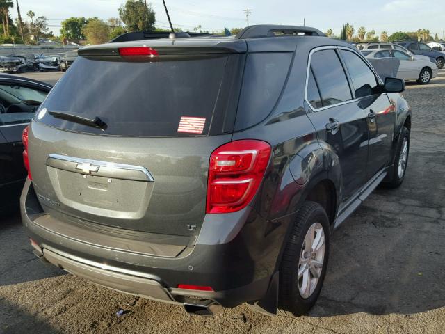 2GNFLFE3XH6135116 - 2017 CHEVROLET EQUINOX LT GRAY photo 4