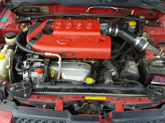 3N1AB51A24L740826 - 2004 NISSAN SENTRA 2.5 RED photo 7