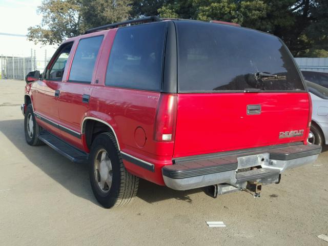 1GNEK13R1VJ384377 - 1997 CHEVROLET TAHOE K150 RED photo 3