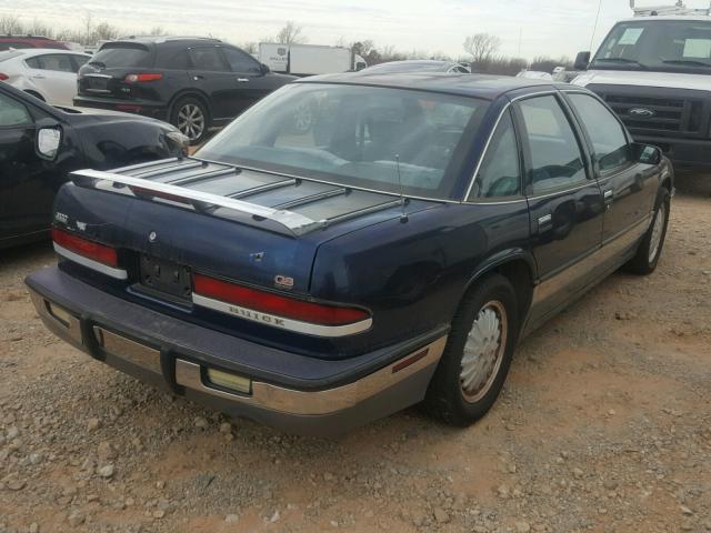 2G4WF54L5N1478352 - 1992 BUICK REGAL GRAN BLUE photo 4