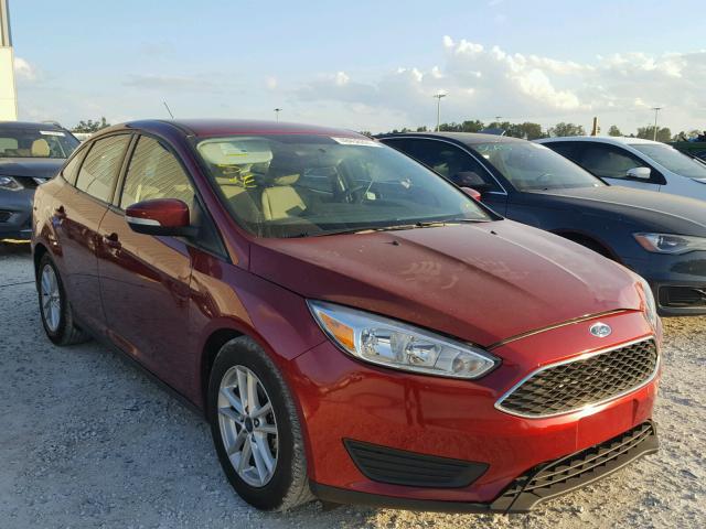 1FADP3F23GL356674 - 2016 FORD FOCUS SE RED photo 1