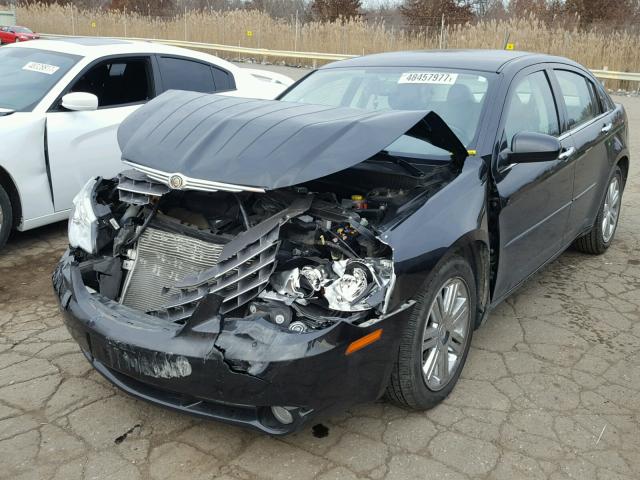 1C3LC66M57N663258 - 2007 CHRYSLER SEBRING LI BLACK photo 2