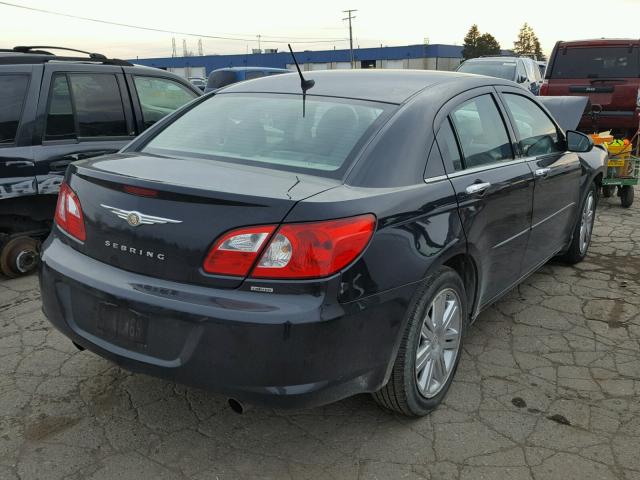 1C3LC66M57N663258 - 2007 CHRYSLER SEBRING LI BLACK photo 4