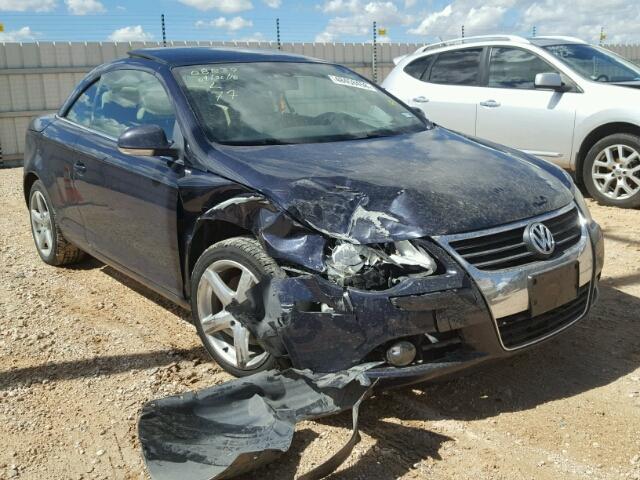 WVWDA71F07V040229 - 2007 VOLKSWAGEN EOS 2.0T S BLUE photo 1