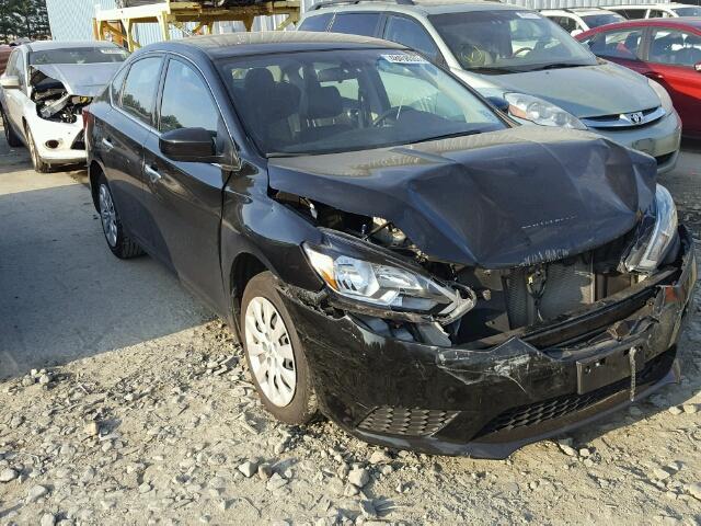 3N1AB7AP0GY238291 - 2016 NISSAN SENTRA S BLACK photo 1