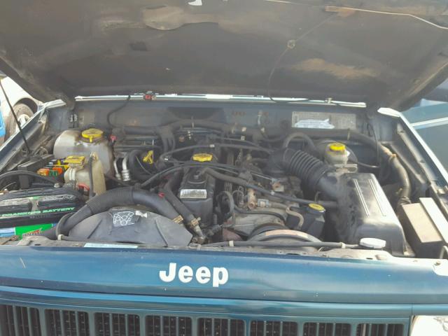 1J4FJ78S4TL202004 - 1996 JEEP CHEROKEE C GREEN photo 7