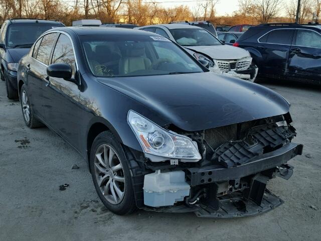 JNKBV61F48M275793 - 2008 INFINITI G35 BLACK photo 1