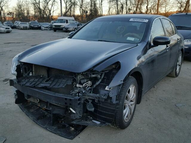 JNKBV61F48M275793 - 2008 INFINITI G35 BLACK photo 2